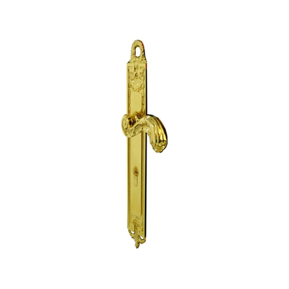 ชุดมือจับก้านโยกหลอก (DUMMY MORTISE)  MUL-T-LOCK 2858 สีทองเงา