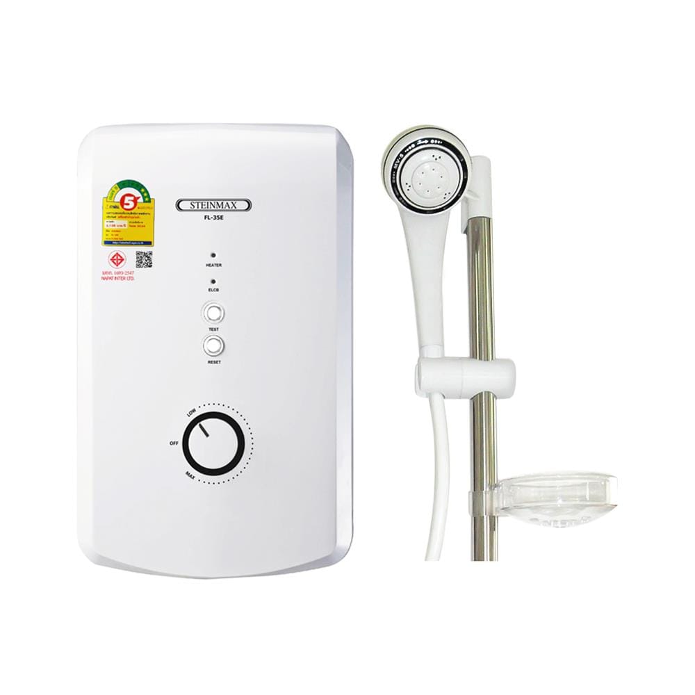 เครื่องทำน้ำอุ่น STIENMAX FL-35E 3500 วัตต์ สีขาว