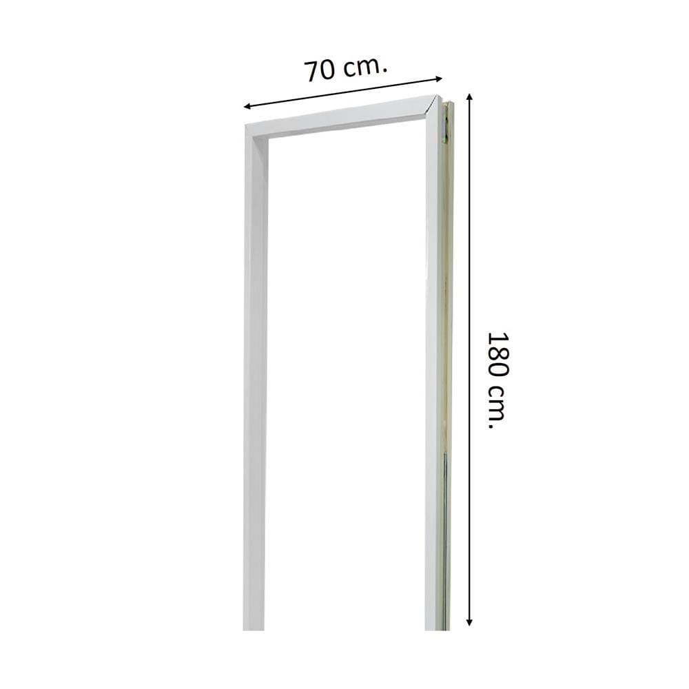 วงกบประตู POLYVINYL FOAM KING 70x180 ซม. สีขาว