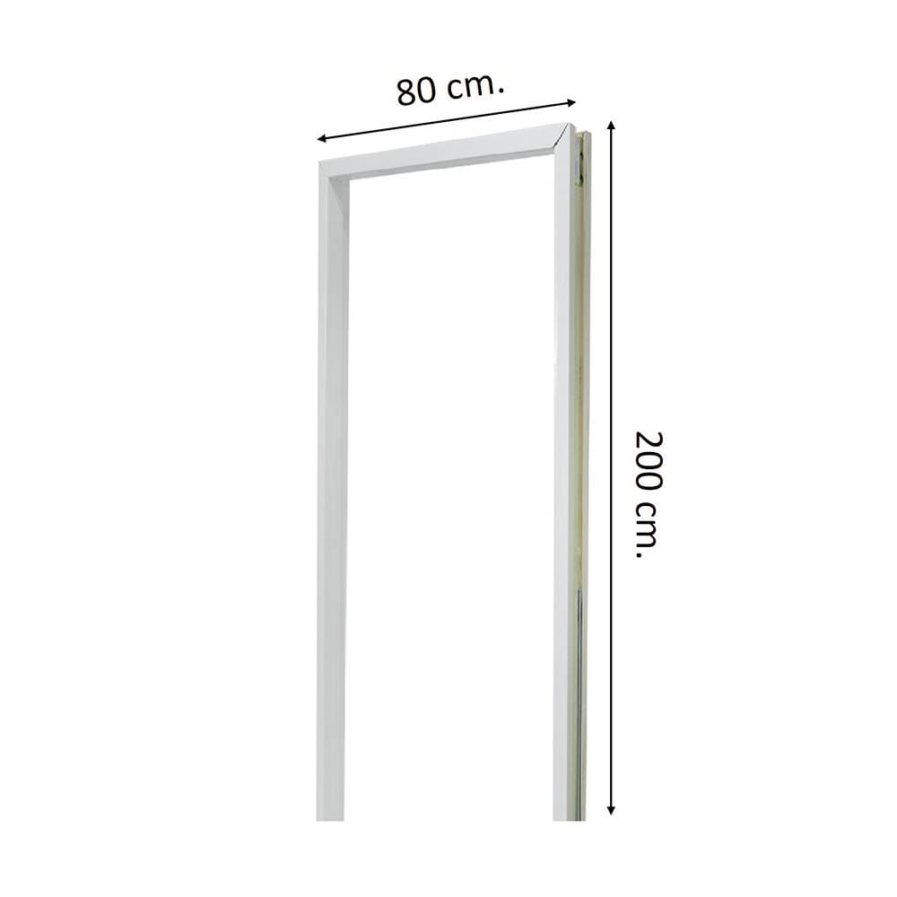 วงกบประตู POLYVINYL FOAM KING 80x200 ซม. สีขาว