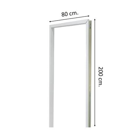 วงกบประตู POLYVINYL FOAM KING 80x200 ซม. สีขาว_4