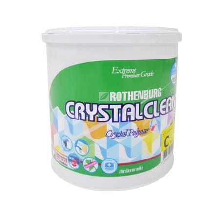 สีน้ำทาภายใน ชนิดด้าน RTB CRYSTAL CLEAN BASE C สีขาว 1 แกลลอน_0