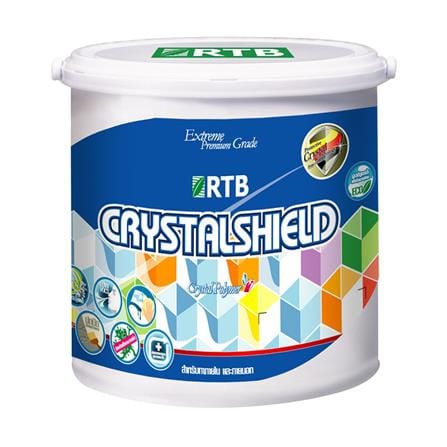 WATER-BASED EXTERIOR PAINT MATT RTB CRYSTAL SHIELD BASE B WHITE 1GAL_0