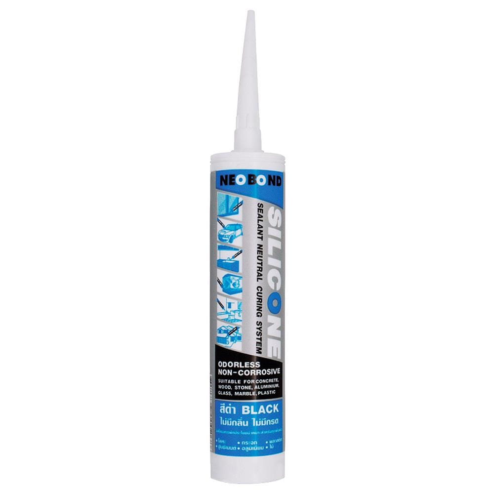 ซิลิโคนชนิดไร้กรดกันเชื้อรา NEOBOND 300 มล. สีดำ