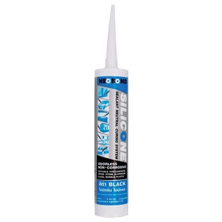 ซิลิโคนชนิดไร้กรดกันเชื้อรา NEOBOND 300 มล. สีดำ
