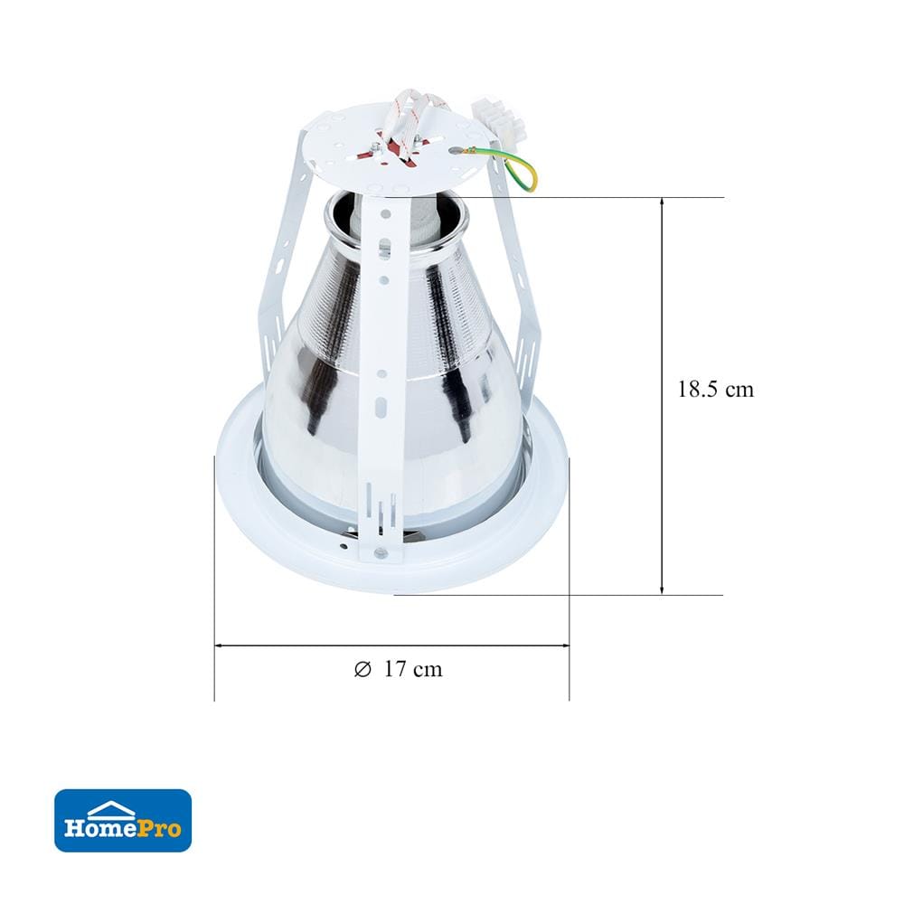ดาวน์ไลท์ CARINI YP5301-WH 5 นิ้ว สีขาว กลม