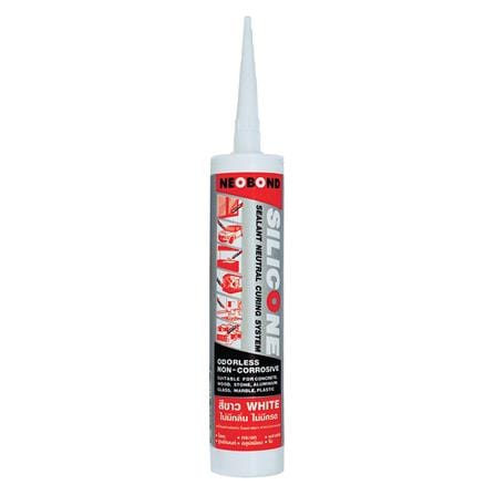 ซิลิโคนชนิดไร้กรดกันเชื้อรา NEOBOND 300 มล. สีขาว