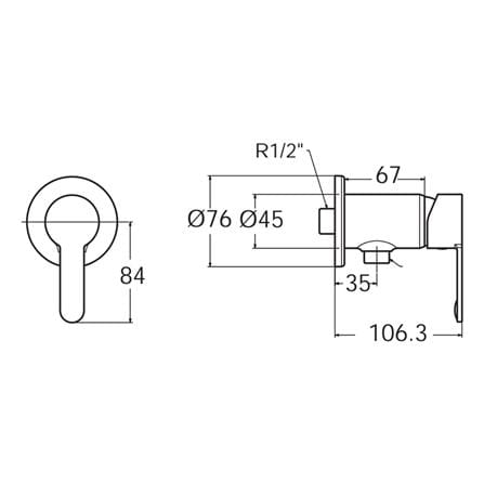 วาล์วฝักบัว AMERICAN STANDARD A-6526-10_1