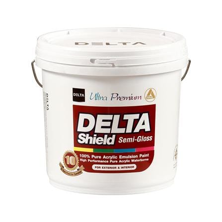 สีน้ำทาภายนอก DELTA SHIELD BASE C กึ่งเงา 2.5 แกลลอน_0