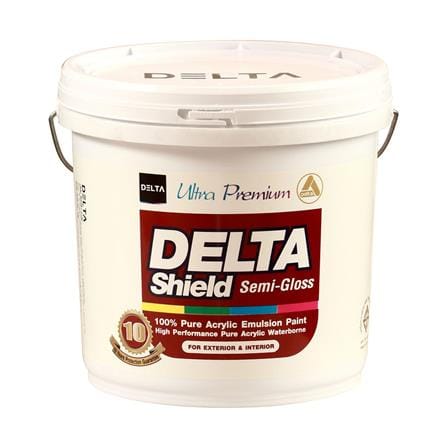 สีน้ำทาภายนอก DELTA SHIELD BASE E กึ่งเงา 2.5 แกลลอน