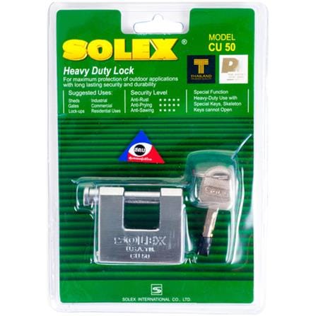 กุญแจลูกปืน SOLEX CU -50 50 มม.