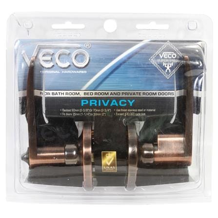 มือจับก้านโยก VECO 6464-AC-ET สีทองแดงรมดำ_0