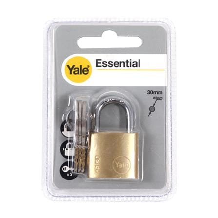 กุญแจสปริง YALE YE1/30 30 มม. สีทองเหลือง_1