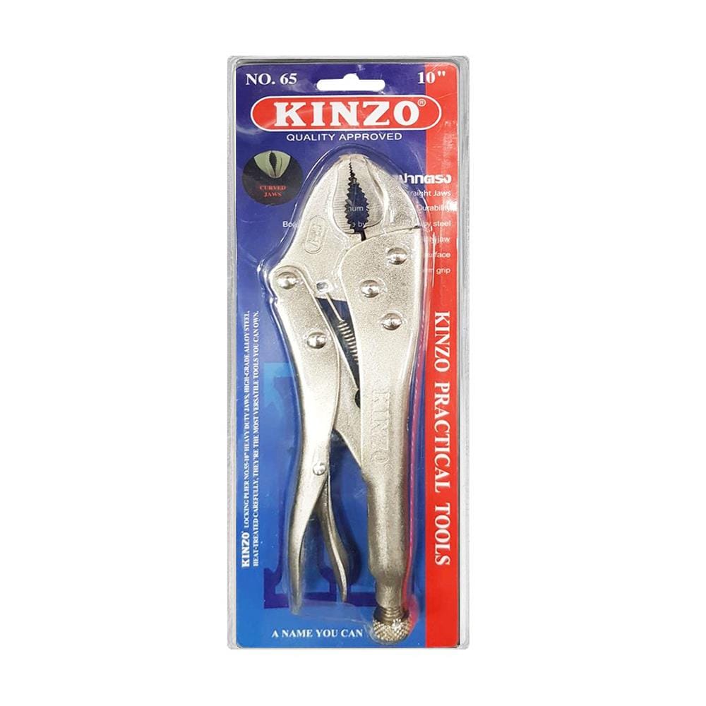 คีมล็อคปากตรง KINZO VR 91437 10 นิ้ว