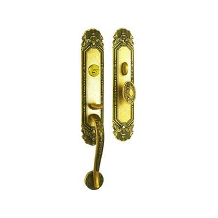 ชุดมือจับก้านโยกหลอก (DUMMY MORTISE)  MUL-T-LOCK 6388 สีทองเหลืองรมดำ