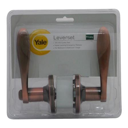 มือจับก้านโยก ห้องน้ำ YALE L5322 US11 สีทองแดงรมดำ_0