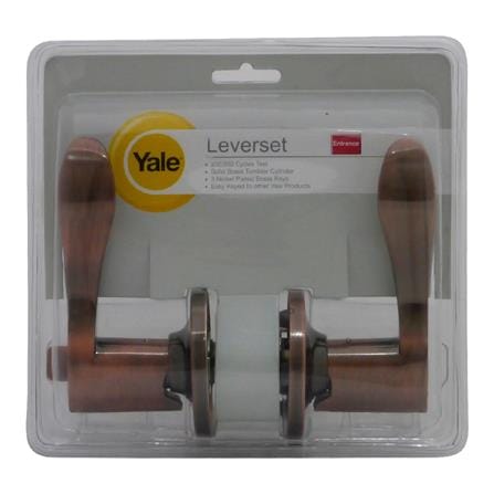 มือจับก้านโยก YALE L5317 US11 สีทองแดงรมดำ