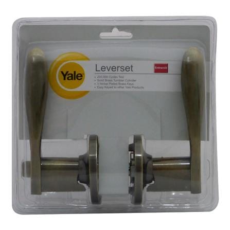 มือจับก้านโยก YALE L5327 US5 สีทองเหลืองรมดำ_0