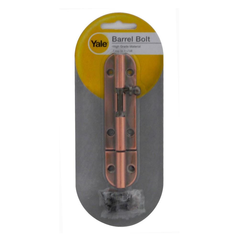 กลอนทั่วไป YALE BA-90704 4 นิ้ว สีทองแดงรมดำ