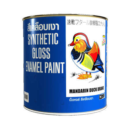 สีน้ำมัน ชนิดเงา TOA MANDARIN DUCK BRAND M259 สีน้ำตาล  1 แกลลอน_0