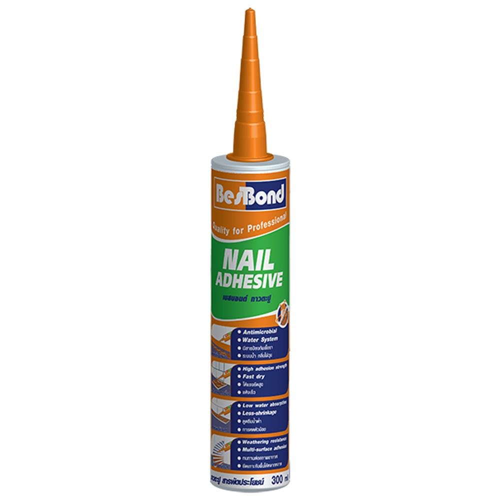 กาวตะปูสูตรน้ำ BESBOND 300 มล. สีขาว