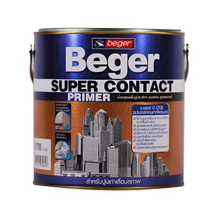 สีรองพื้นปูนเก่า BEGER SUPER CONTACT PRIMER B-1700 1 แกลลอน_0
