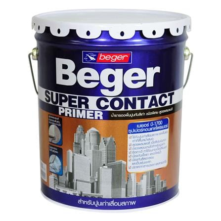 สีรองพื้นปูนเก่า BEGER SUPER CONTACT PRIMER B-1700 5 แกลลอน_0
