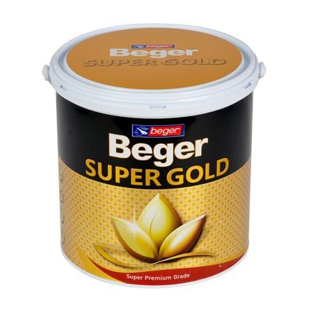 สีทองคำ ชนิดกึ่งเงา BEGER SUPER GOLD 234 1 แกลลอน_0