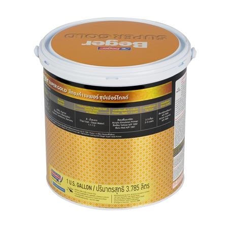 สีทองคำ ชนิดกึ่งเงา BEGER SUPER GOLD 234 1 แกลลอน_1