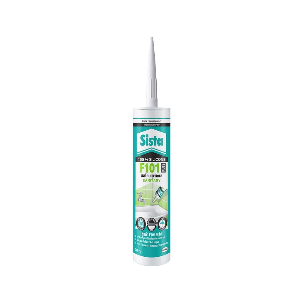 ซิลิโคนอเนกประสงค์ SISTA F101 PLUS 300 มล. สีใส
