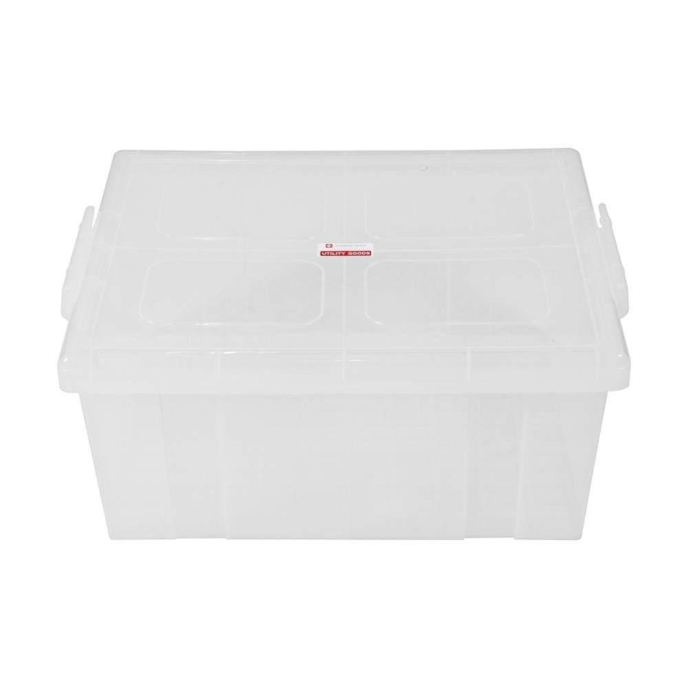 กล่องเก็บของ ฝาล็อค G-WARE 1402 40 ลิตร สีใส