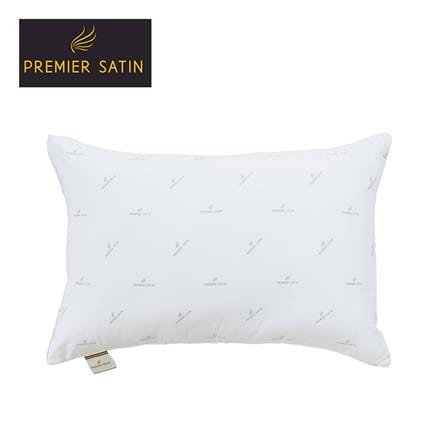 หมอนหนุน ใยสังเคราะห์ PREMIER SATIN ESSENTIAL PRO 19x29 นิ้ว สีขาว_0