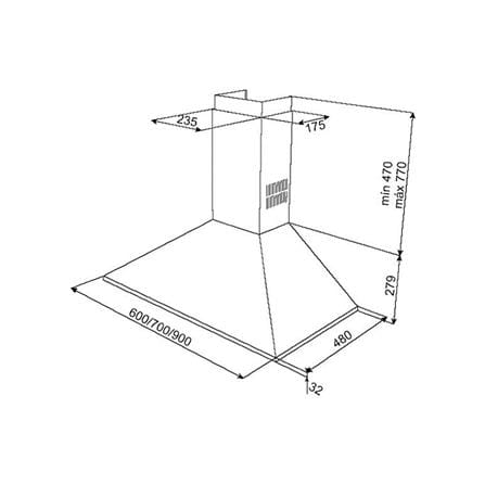 เครื่องดูดควันกระโจม TEKA DBB60 60 ซม._1