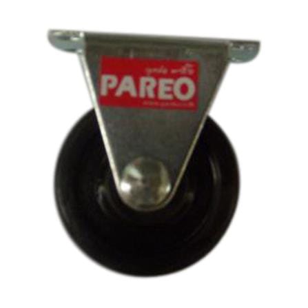 ลูกล้อยาง PAREO แป้นตาย ไม่มีเบรก 1 นิ้ว สีดำ_0