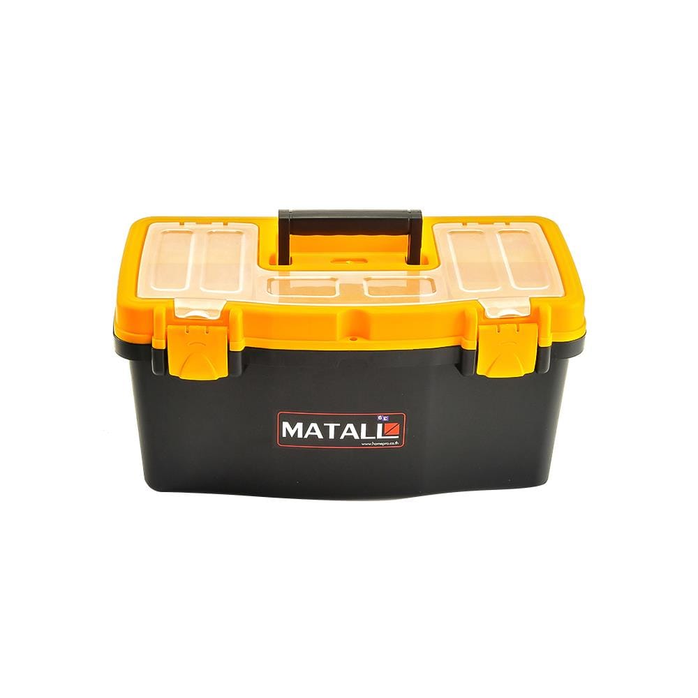 กล่องเครื่องมือพลาสติก PRO MATALL HL3078-F 19 นิ้ว สีดำ/เหลือง_0