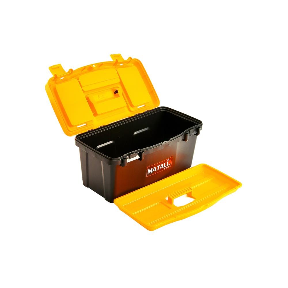 กล่องเครื่องมือพลาสติก PRO MATALL HL3078-F 19 นิ้ว สีดำ/เหลือง