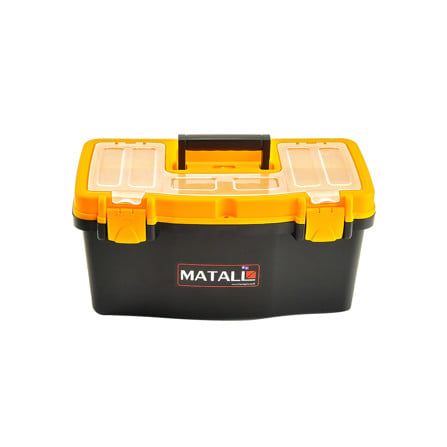 กล่องเครื่องมือพลาสติก PRO MATALL HL3078-F 19 นิ้ว สีดำ/เหลือง_0
