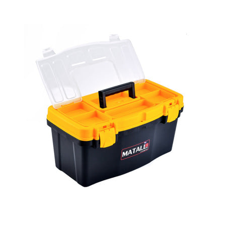 กล่องเครื่องมือพลาสติก PRO MATALL HL3078-F 19 นิ้ว สีดำ/เหลือง_1