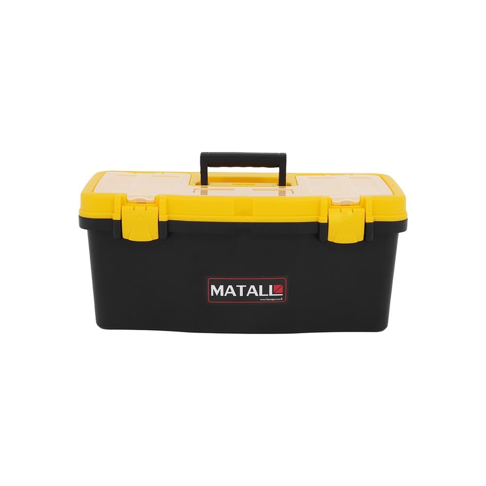 กล่องเครื่องมือพลาสติก PRO MATALL HL3078-E 22 นิ้ว สีดำ/เหลือง