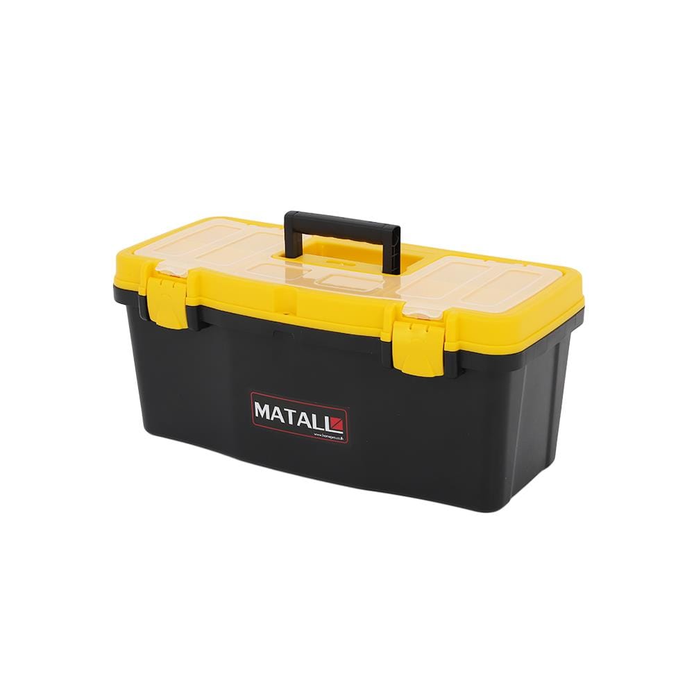 กล่องเครื่องมือพลาสติก PRO MATALL HL3078-E 22 นิ้ว สีดำ/เหลือง