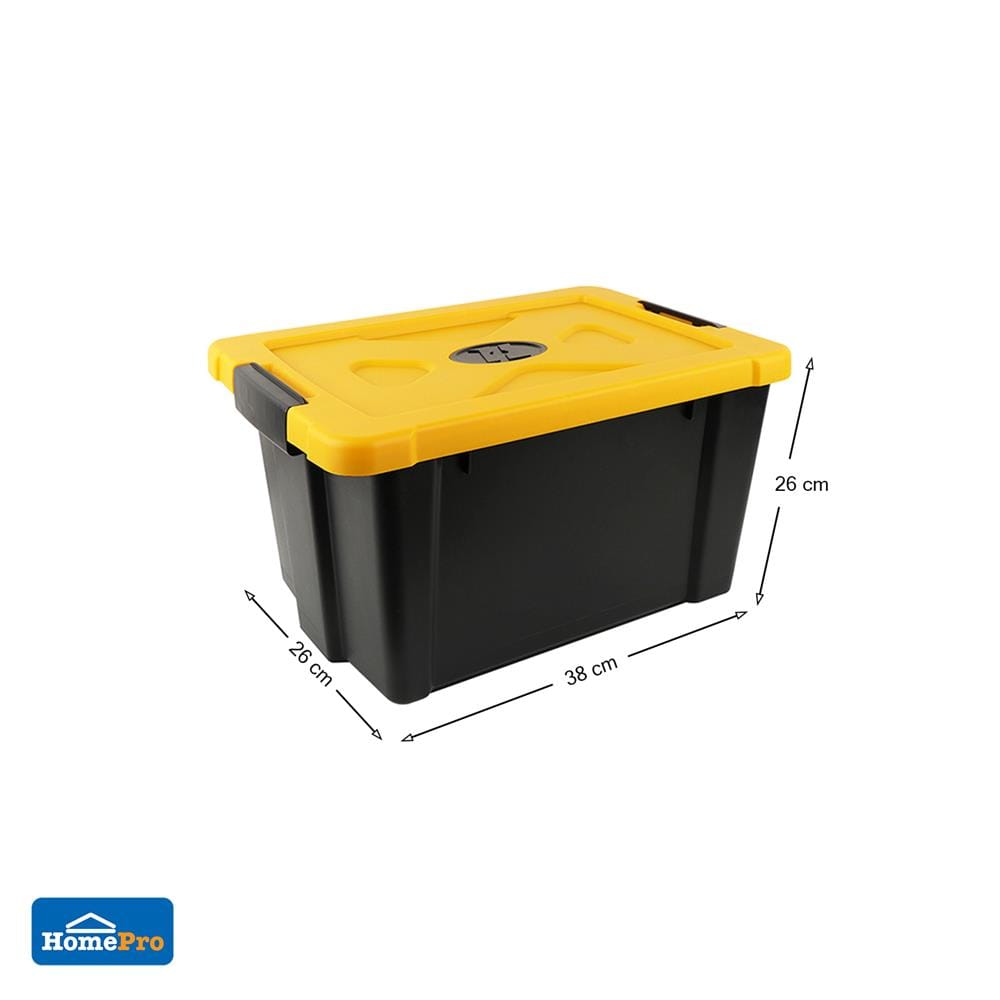 กล่องเครื่องมือ DIY MATALL HL30108 18 นิ้ว สีดำ/เหลือง