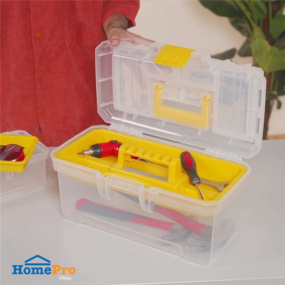 กล่องเครื่องมือ DIY MATALL HL30124 15.5 นิ้ว สีใส