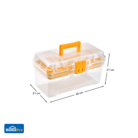 กล่องเครื่องมือ DIY MATALL HL30124 15.5 นิ้ว สีใส_6