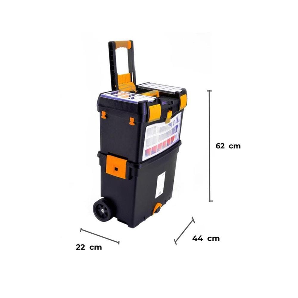 กล่องเครื่องมือมีล้อ MATALL HL3042 24 นิ้ว สีดำ/เหลือง