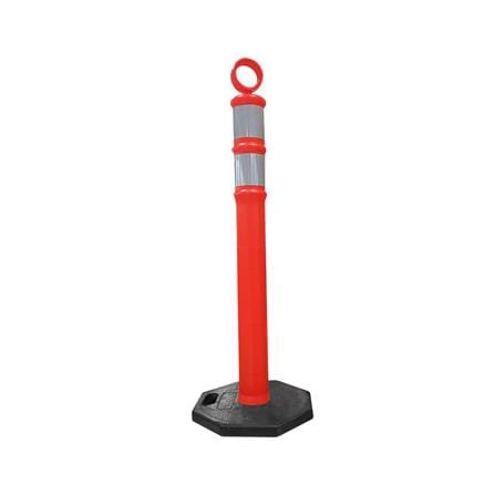 เสาจราจรมีฐาน RIGHT 7270 115 ซม. สีส้ม_1