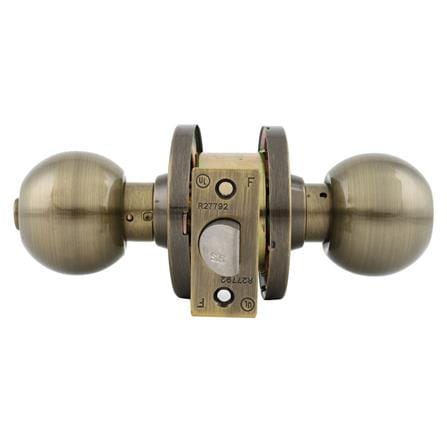 ลูกบิดประตูห้องน้ำ หัวกลม MUL-T-LOCK DTAB-832 T สีทองเหลืองรมดำ_3