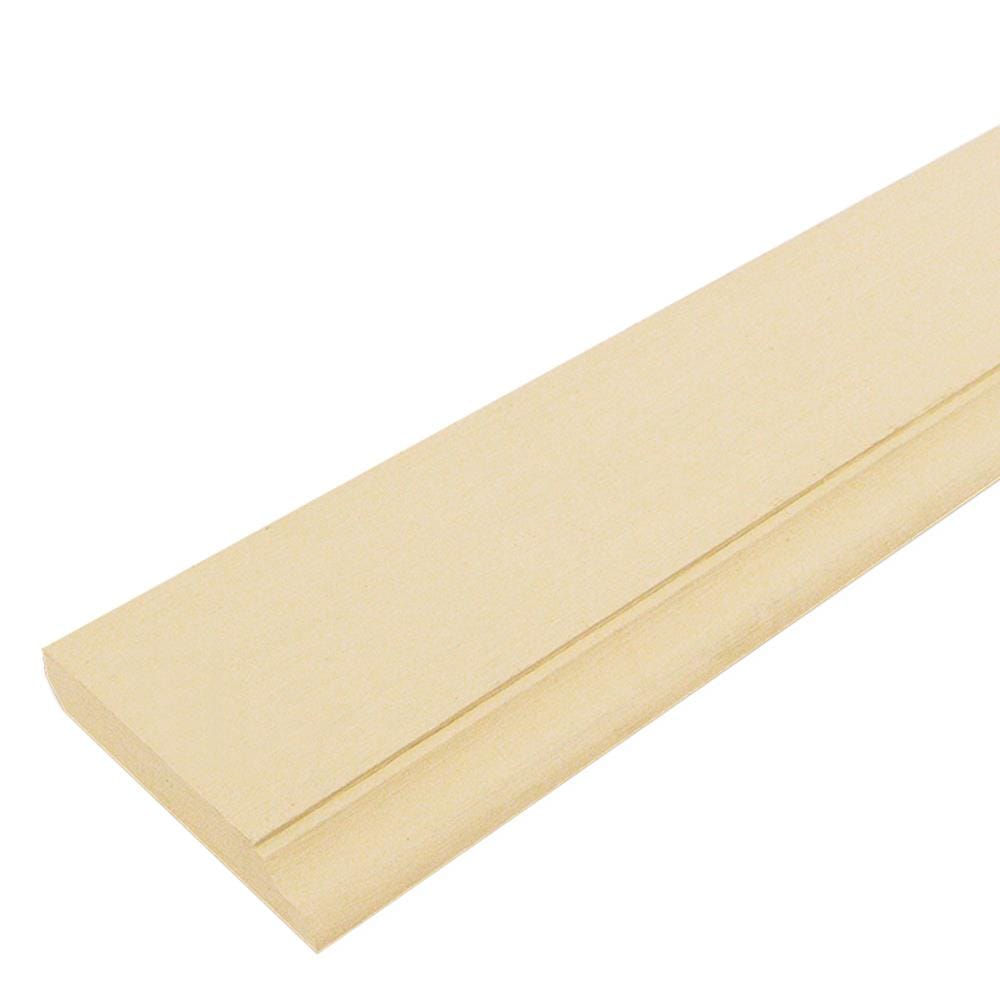 ไม้บัว CONWOOD ลายหลุยส์ หน้า 4 นิ้ว 10X305X1.1 ซม. สีขาวงาช้าง