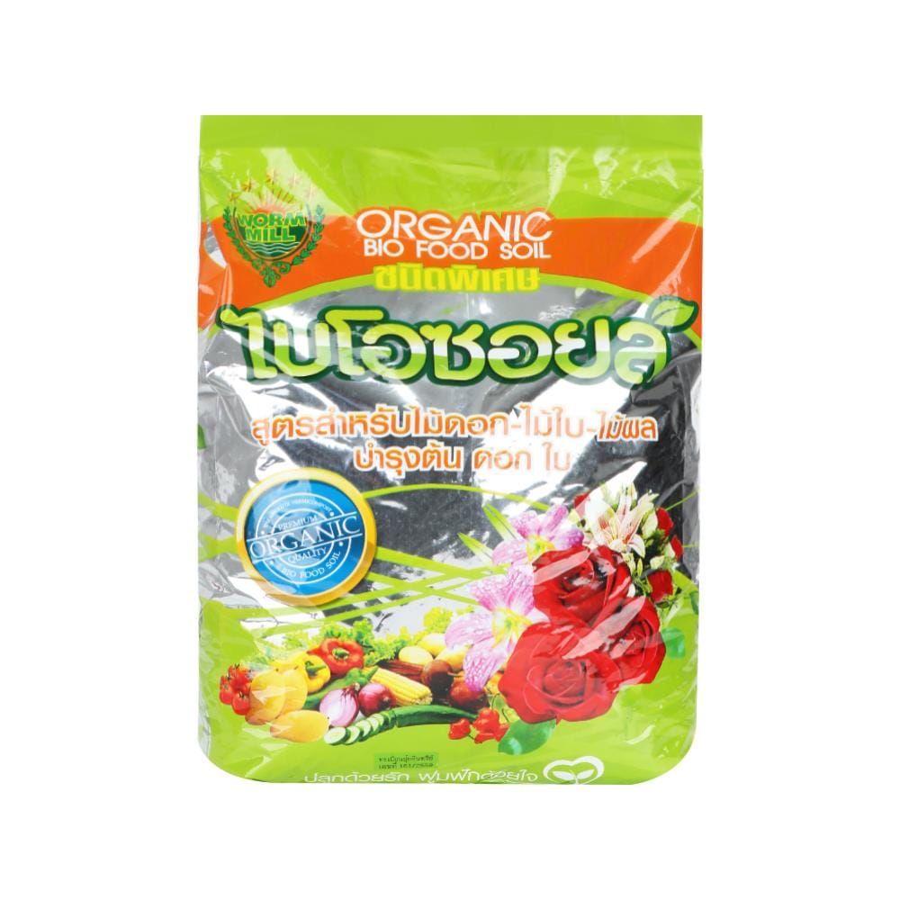 ปุ๋ยอินทรีย์ไบโอซอยล์สำหรับไม้ดอก-ไม้ใบ-ไม้ผล 3 กก.
