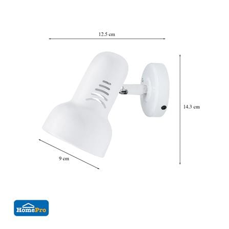 สปอตไลท์ ติดผนัง CARINI 968A-WH สีขาว_4