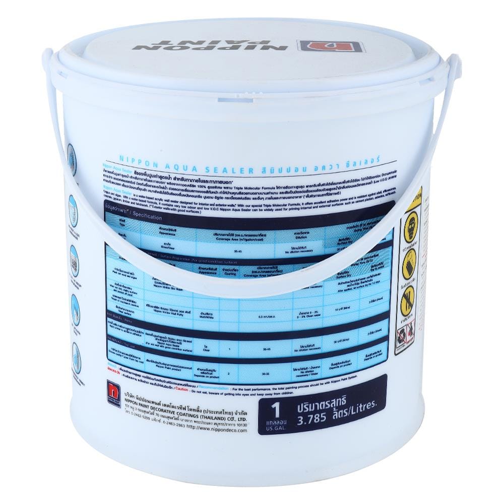สีรองพื้นปูนเก่า NIPPON PAINT AQUA SEALER 1 แกลลอน